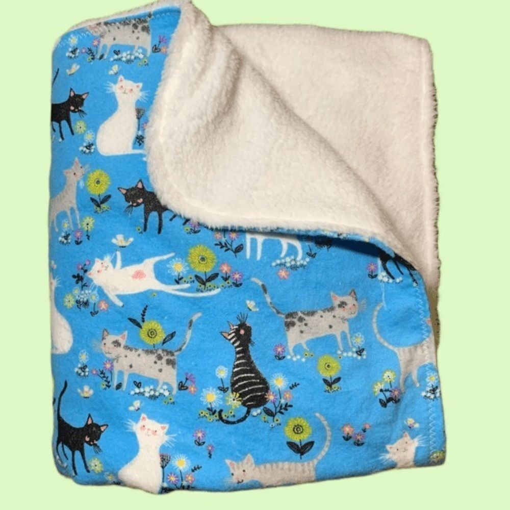 𝅺💙🐾BRAND NEW🐾💙 Ultra soft fleece backed baby blanket